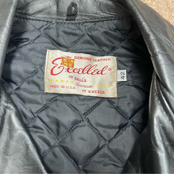 Vintage excelled Leather Jacket - Picture 2 of 10